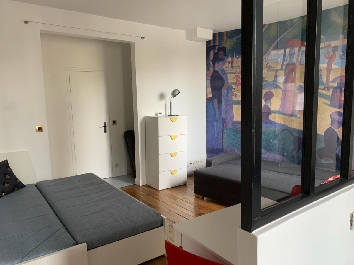 Studio Perfect For 2 Adults And 1 Kid, And Up To 2 Kids - Jourdain 20E, 25Mn To Louvre Via Line M11 Paris Dış mekan fotoğraf