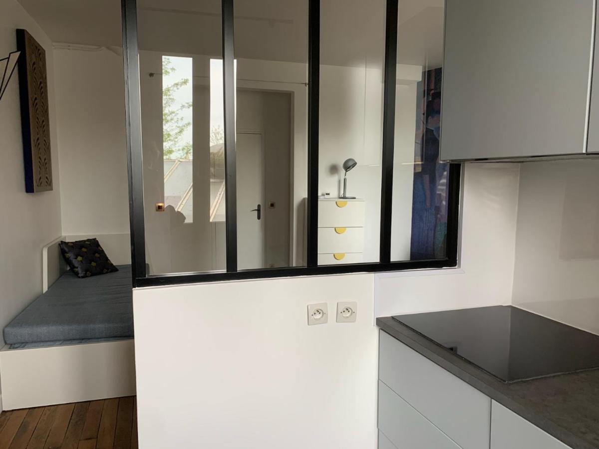 Studio Perfect For 2 Adults And 1 Kid, And Up To 2 Kids - Jourdain 20E, 25Mn To Louvre Via Line M11 Paris Dış mekan fotoğraf