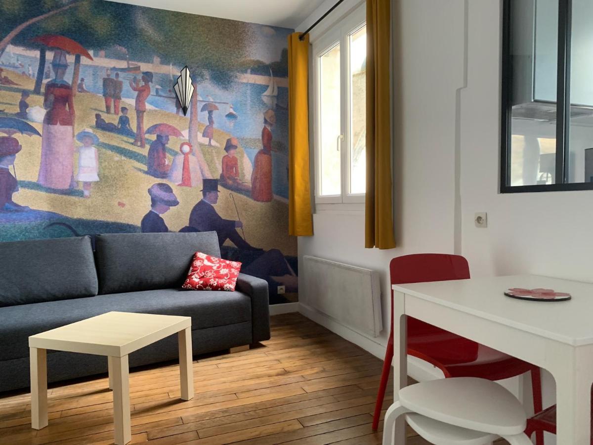 Studio Perfect For 2 Adults And 1 Kid, And Up To 2 Kids - Jourdain 20E, 25Mn To Louvre Via Line M11 Paris Dış mekan fotoğraf